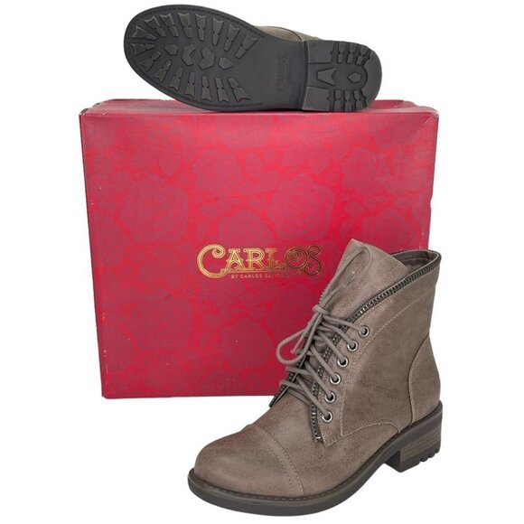 Carlos Santana Simone Taupe Womens Ankle Boots - Picture 10 of 10